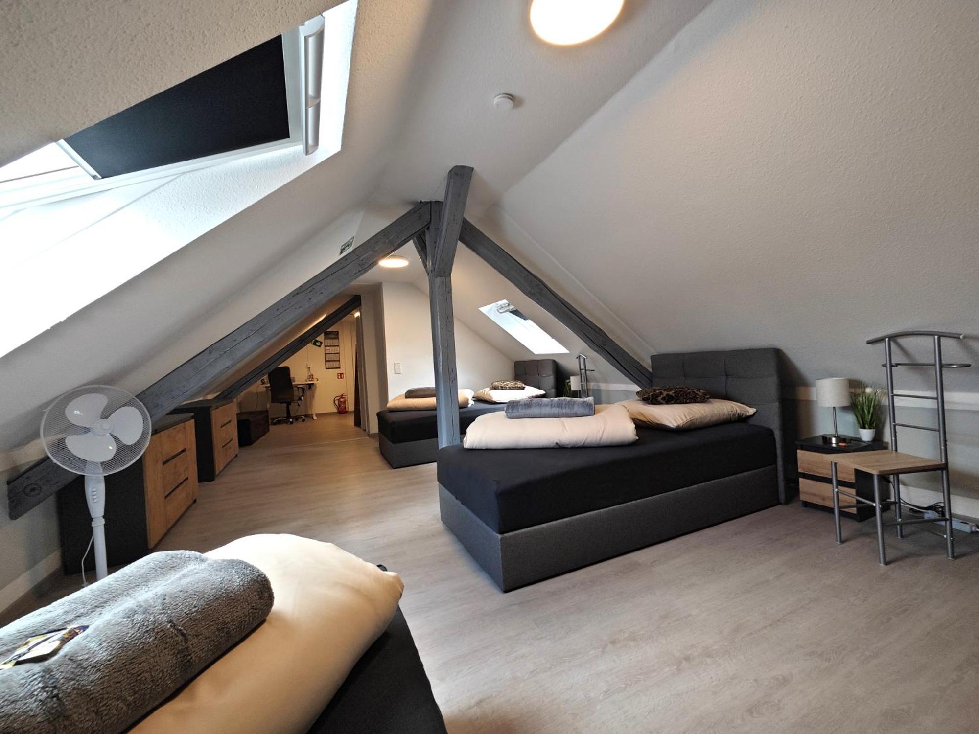 Ferien-Monteurwohnung Nom App1 Sky Terrasse High End 노르트하임 외부 사진